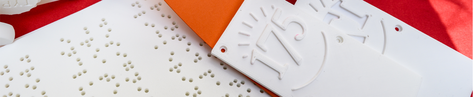 UW 175 anniversary logo and a Braille embossing set